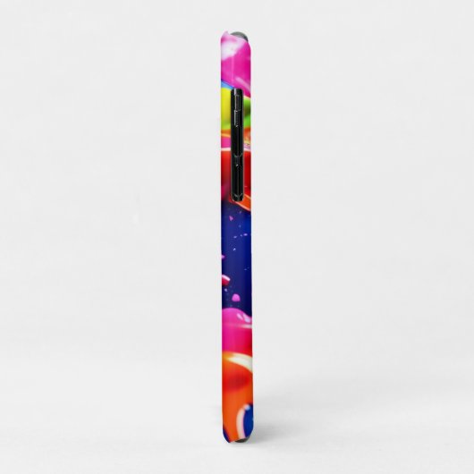 Vivid Neon Paint Spritzer Explosion Art Case-Mate iPhone Hülle (Hinten/Links)