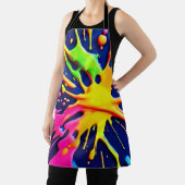 Vivid Neon Splashes Schürze (InSitu)