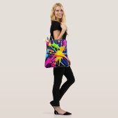 Vivid Neon Splashes Tasche (Am Model)