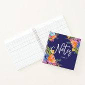 Vivid Notes | AquarellblütenBouquet Notizblock (Innenseite)