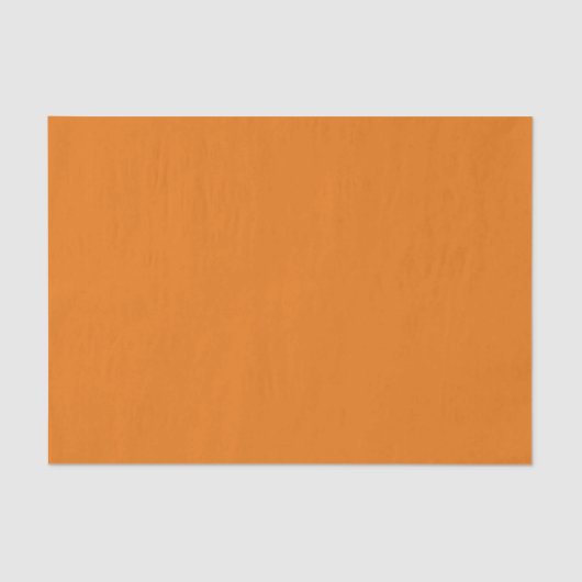 Vivid Orange Solid Color Tissue Paper Seidenpapier (Vorderseite)