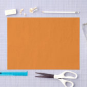 Vivid Orange Solid Color Tissue Paper Seidenpapier (Handwerk)