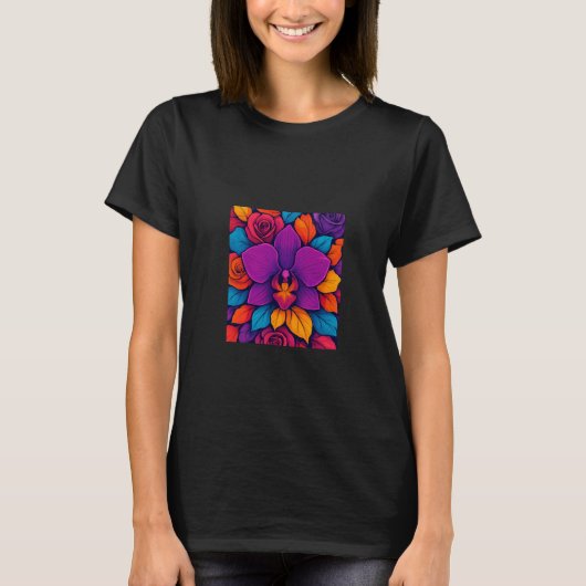 Vivid Orchid Dreams T-Shirt (Vorderseite)