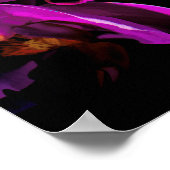 Vivid Orchid Poster (Ecke)