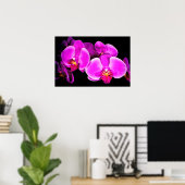 Vivid Orchid Poster (Heimbüro)