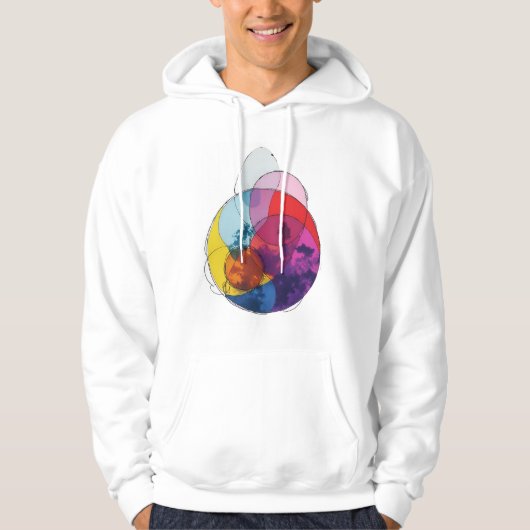 Vivid Overlap V03 Hoodie (Vorderseite)