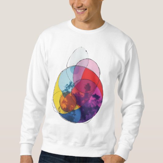 Vivid Overlap V03 Sweatshirt (Vorderseite)