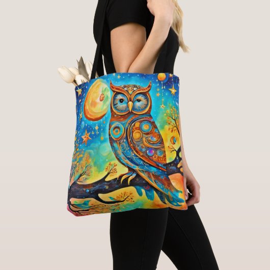 Vivid Owl Celestials: Wunder und Magie Tasche (Von Nahem)