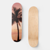 Vivid Palm Tree Dream #4 #tropical #wall #decor #a Skateboard (Vorderseite)