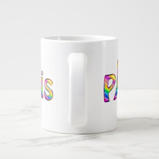 Vivid Paris Jumbo-Tasse (Rückseite)