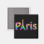 Vivid Paris Magnet (Vorderseite/Rückseite)