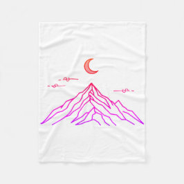 "Vivid Peaks" Fleecedecke