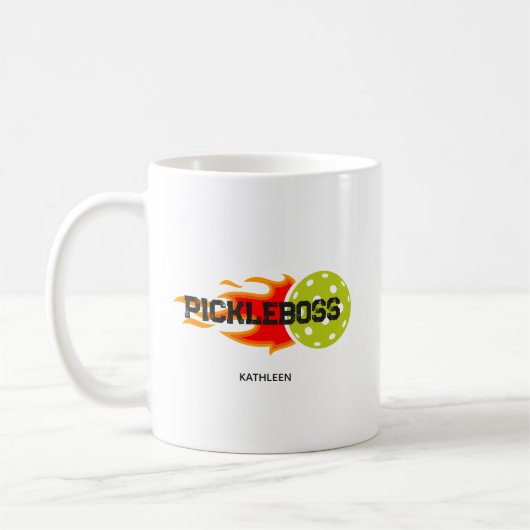 Vivid Pickle Boss Graphic Personal Kaffeetasse (Links)