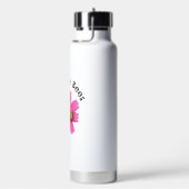 Vivid Pink Cosmos Blume Rette die Bienen Trinkflasche (rechts)