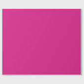 Vivid Pink Solid Color Geschenkpapier (Flach)