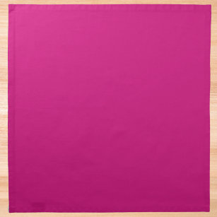 Vivid Pink Solid Color Serviette