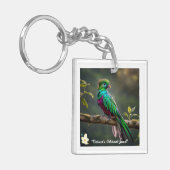 ‚Vivid Plume‘ Schlüsselanhänger (Vorderseite links)