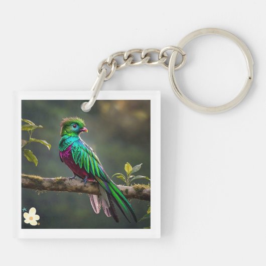 ‚Vivid Plume‘ Schlüsselanhänger (Rückseite)