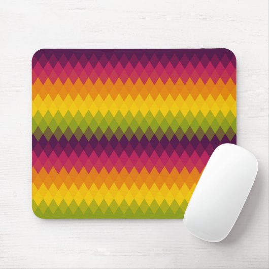 Vivid Prism Cascade Mouse Pad Mousepad (Mit Mouse)