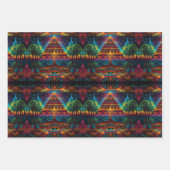 Vivid Pyramid & Tree of Life - Mystical Fusion Wra Geschenkpapier Set (Vorderseite 3)