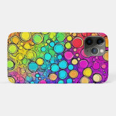 Vivid Rainbow Bubble Abstraction Case-Mate iPhone Hülle (Rückseite (Horizontal))