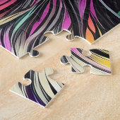 Vivid Rainbow Neon Psychedelic Nature & Wildlife Puzzle (Seite)