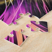 Vivid Rainbow Neon Psychedelic Nature & Wildlife Puzzle (Seite)