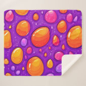 Vivid Raindrop Cartoon Art Sherpadecke (Vorderseite (Horizontal))