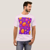 Vivid Raindrop Cartoon Art T-Shirt (Vorne ganz)