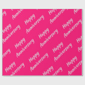 Vivid Raspberry Geschenkpapier (Flach)