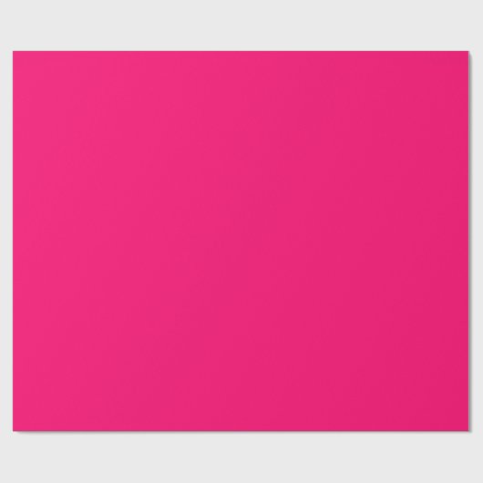 Vivid Raspberry Solid Color Geschenkpapier (Flach)