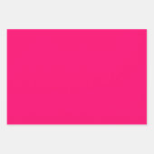 Vivid Raspberry Solid Color Geschenkpapier Set (Vorderseite 2)