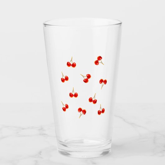Vivid Red Cherry Glas (Vorderseite)
