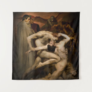 Vivid Retro - Dante und Virgil Wandteppich