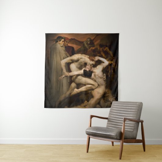 Vivid Retro - Dante und Virgil Wandteppich (Beispiel (Horizontal))