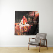 Vivid Retro - Die Lady von Schhalott Wandteppich (Beispiel (Horizontal))