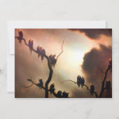 Vivid Retro - Ghosts in a Tree Einladung (Rückseite)