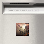 Vivid Retro - Ghosts in a Tree Magnet (In Situ (Geschirrspüler))