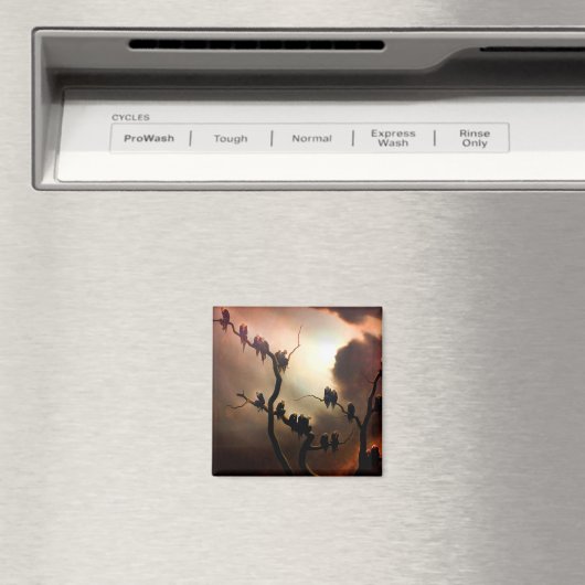 Vivid Retro - Ghosts in a Tree Magnet (In Situ (Geschirrspüler))