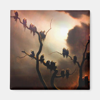 Vivid Retro - Ghosts in a Tree Magnet