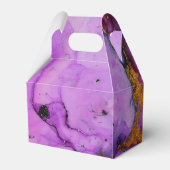 Vivid Schimmernd Schwarz und Lila Tintenflasche Geschenkschachtel (Vorderseite)