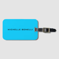 Vivid Sky Blue Minimalistisch Schlicht Legible Mod