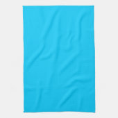 Vivid Sky Blue Solid Color Geschirrtuch (Vertikal)