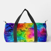 Vivid Spectrum Swirl Travel Carrier Duffle Bag (Vorderseite)