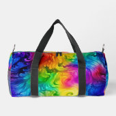Vivid Spectrum Swirl Travel Carrier Duffle Bag (Rückseite)