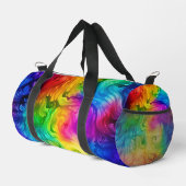 Vivid Spectrum Swirl Travel Carrier Duffle Bag (Rechte Ecke)