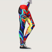 Vivid Spirit Pair Design Leggings (Rechts)