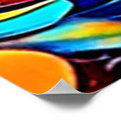 Vivid Spirit Pair Design Poster (Ecke)