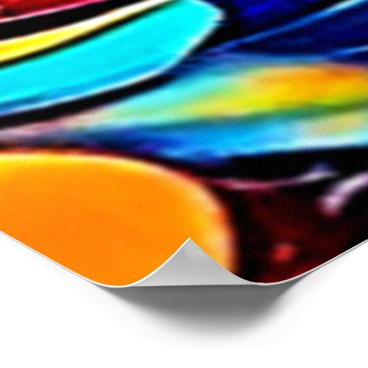 Vivid Spirit Pair Design Poster (Ecke)