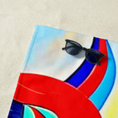 Vivid Spirit Pair Design Strandtuch (Beispiel)